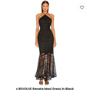 NWT Revolve x Michael Costello Black Dress